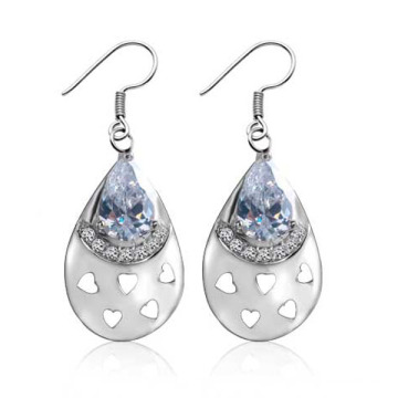 2014 Hot Fashion Classic Silver Wedding Earrings